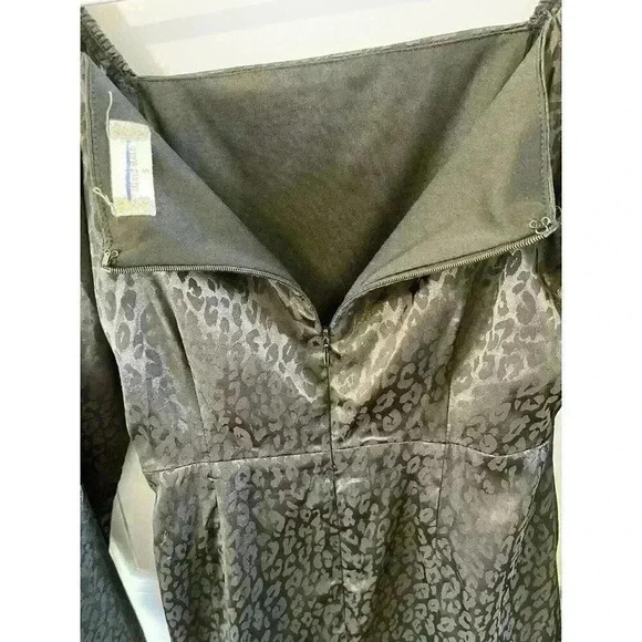 Women’s small Black Altar’d State leopard print Wrap Mini Dress Size Small - Picture 5 of 8
